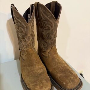 Rocky Dark Brown Leather Boots